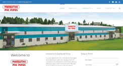 Desktop Screenshot of maruthipvcpipes.com